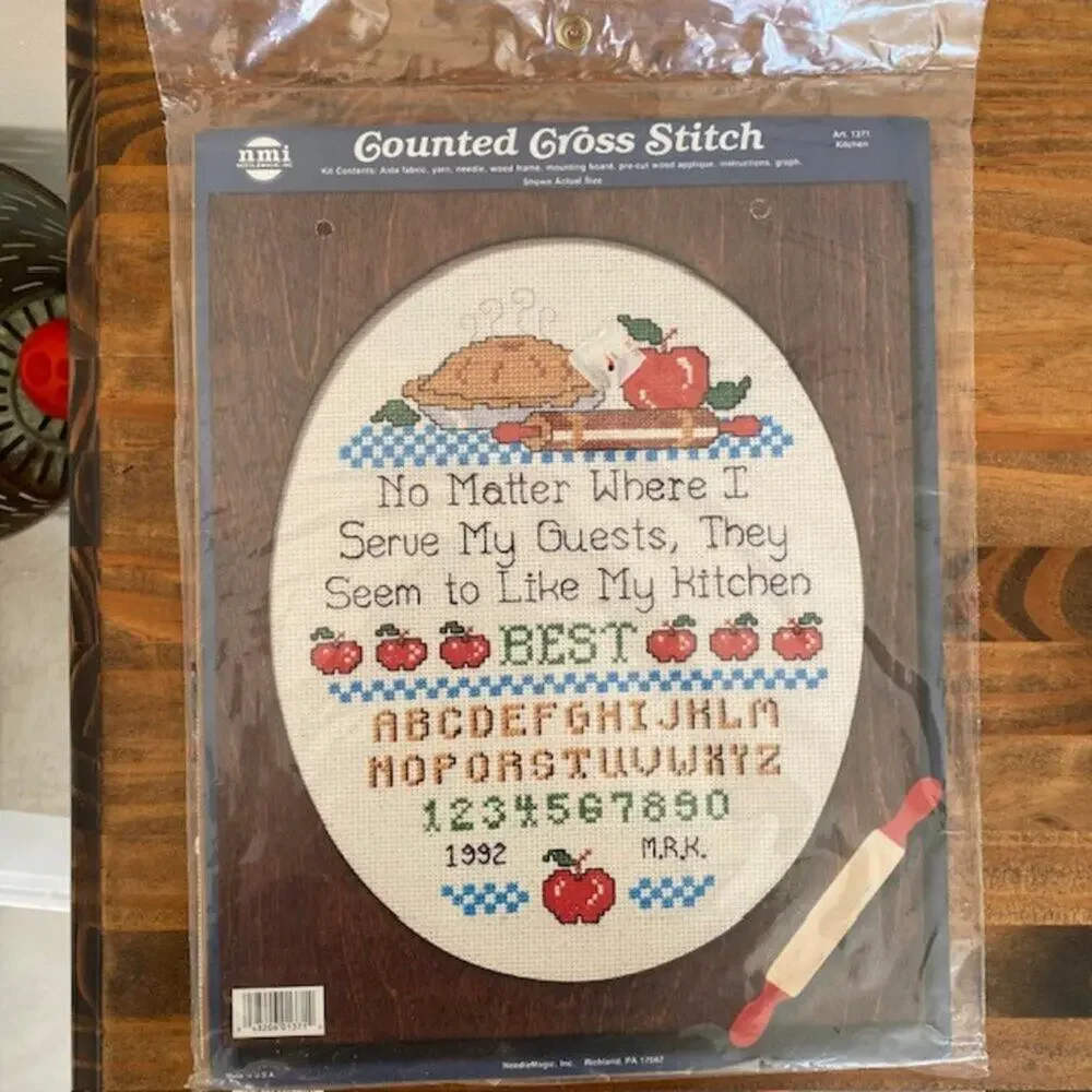 2 NMI Counted Cross Stitch Kits 